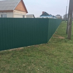Забор из металлопрофиля 1, 5 метра