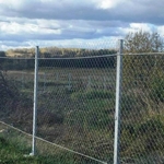 Забор из сетки рабица 1, 5 метра