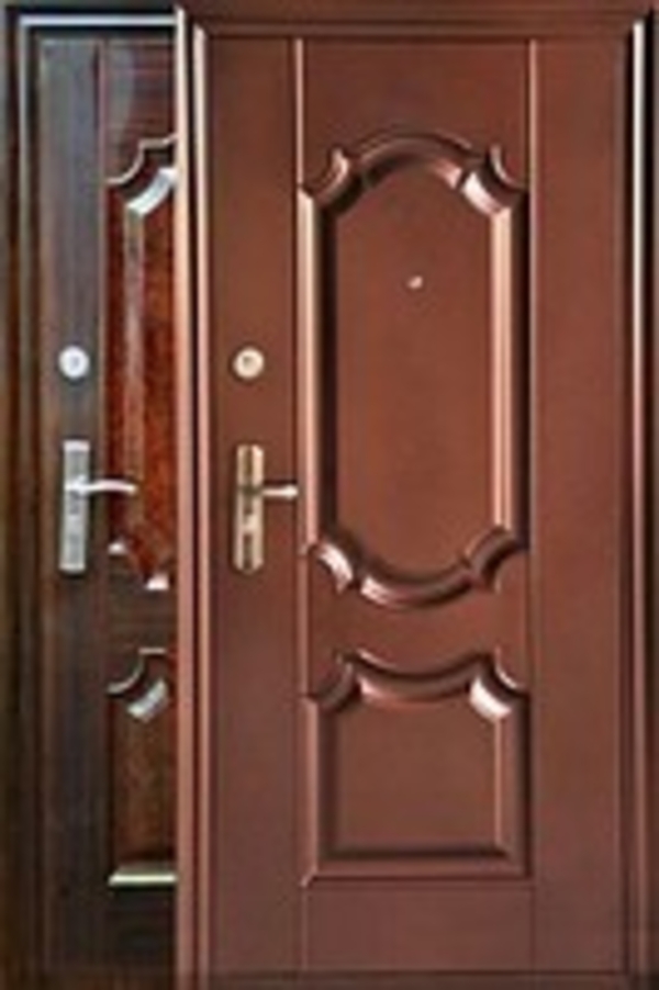 Входная металлическая дверь с порошковым покрытием Гомель е01 (В)