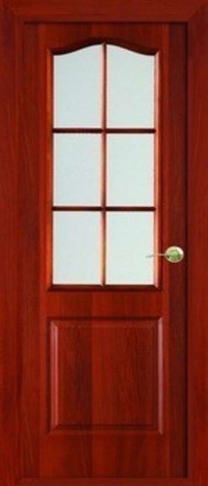 Межкомнатная дверь «Классика» частично остекленная