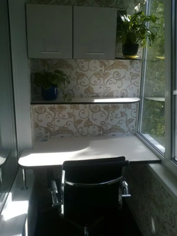 Мебель для Балкона купить в Гомеле шкафы столы дизайн интерьер 5