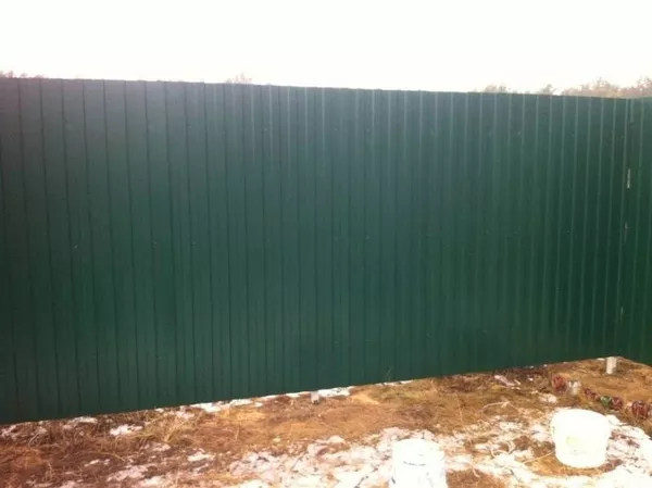 Забор из металлопрофиля 1, 7 метра 3