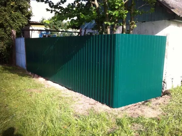 Забор из металлопрофиля 2, 0 метра 4