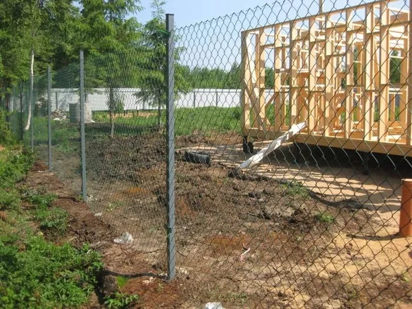 Забор из сетки рабица 1, 5 метра 6