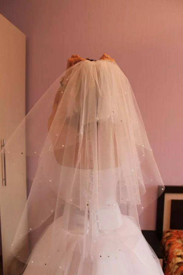 Свадебное белое платье 4